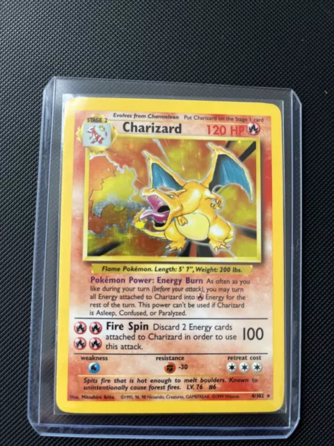 Pokemon Charizard 4/102 - Base Set Holo Rare Englisch Glurak Psa Bgs Aog Gsg Pgs