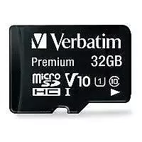 Verbatim VERC99117 32GB Premium MicroSDHC Flash Memory Card