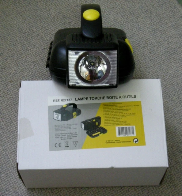 Lampe Torche 2 en 1 - Pearl - 100m de Portée - 2 Modes d'éclairage