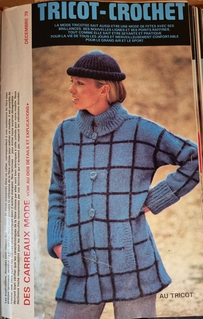 Cahier Modes Et Travaux Tricot Crochet - Année 1978 - Modèles Variés Vintage