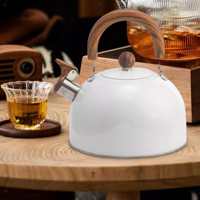 Modern Tea Pot Loud Whistling Stainless Steel Tea Kettle 2.5L Large  Capacity for Gas Electric