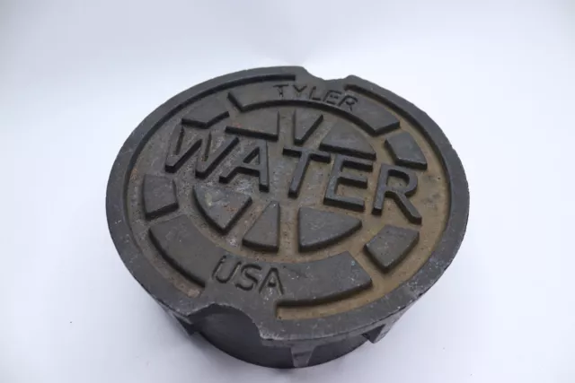 Tyler Curb Water Meter Cover Black Cast Iron 5-1/4"