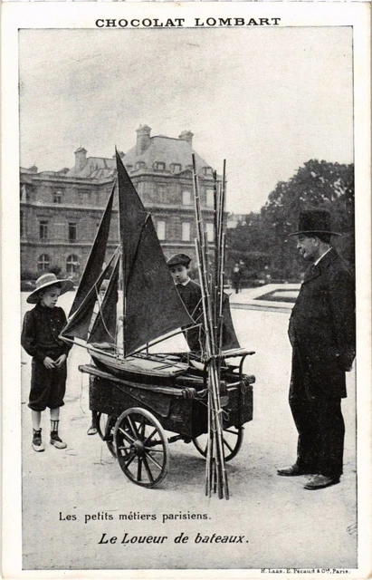 CPA PARIS Petits Metiers Le Loueur de bateaux (1245453)