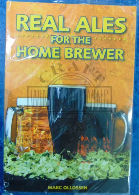 Real Ales For The Home Brewer By Marc Ollosson Homebrew Beer Making Book New