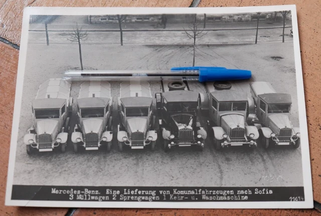 Photo Press Photo Photo Original 1930's Mercedes Benz Trucks Trucks Trucks Lo