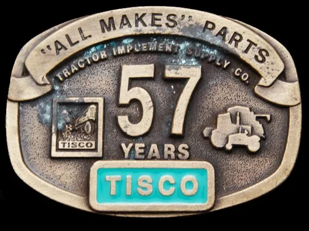 Ih17164 Vintage 1994 *Tisco "All Makes" Parts 57 Years* Buckle