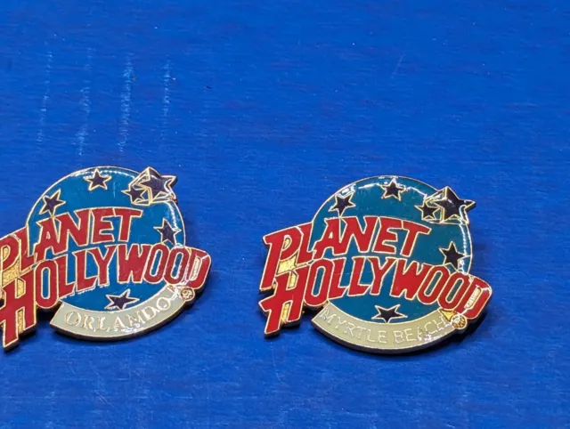 Planet Hollywood Orlando, Myrtle Beach Lapel Pin Pinback Vintage