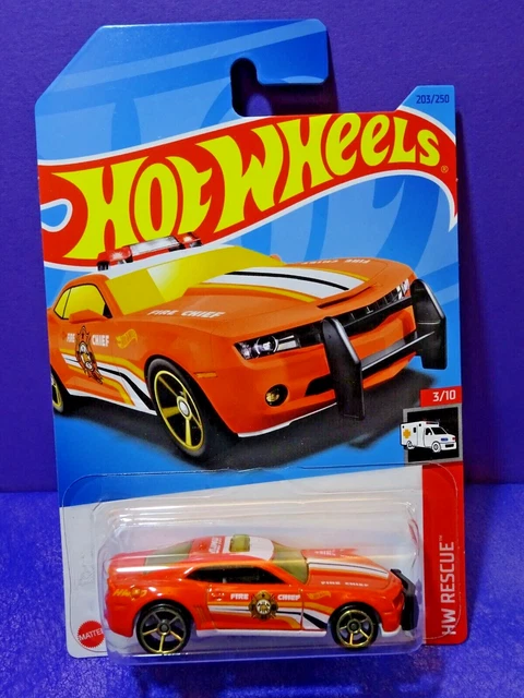 2023 HOT WHEELS #203 - '10 Camaro SS (Orange #3 HW Rescue - Long