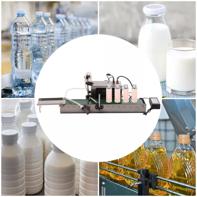 Single Head Automatic Liquid Filling Machine  Electric Bottle Filler Stainless