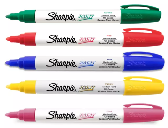 Sharpie Oil-Based Paint Marker, Extra Fine Point, Yellow Ink, 1
