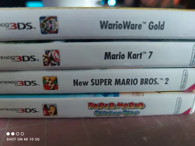 Lot jeux 3Ds mario/Wario ware gold