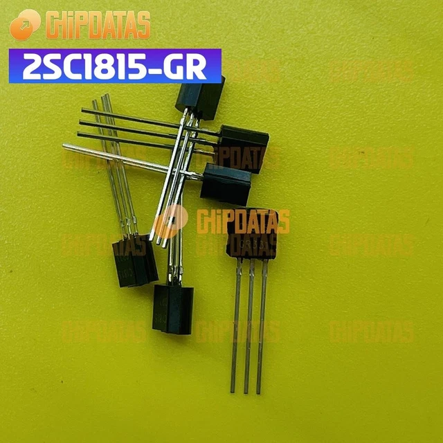 thumbnail image 2 of Toshiba Original 2SC1815GR NPN Transistors – TO-92 Case – UK Stock (5 Pieces) 2 of 3