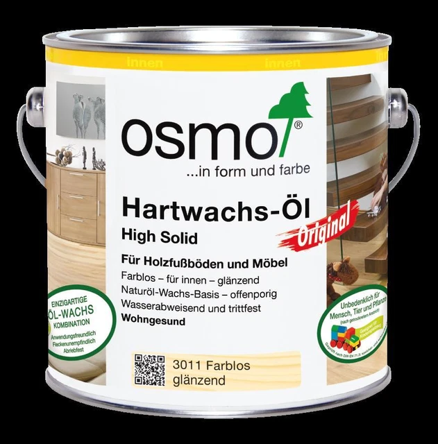 Cera dura Osmo - olio originale adatto per mobili giocattoli per bambini antiproiettile