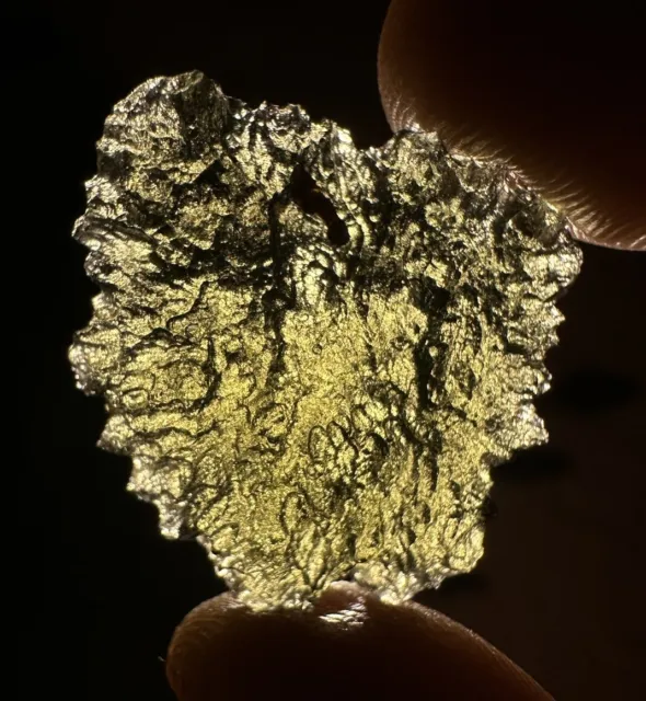 Moldavite, Tektite, Czech Republic, Astronomy Gift, Authentic Moldavite, 3.09g