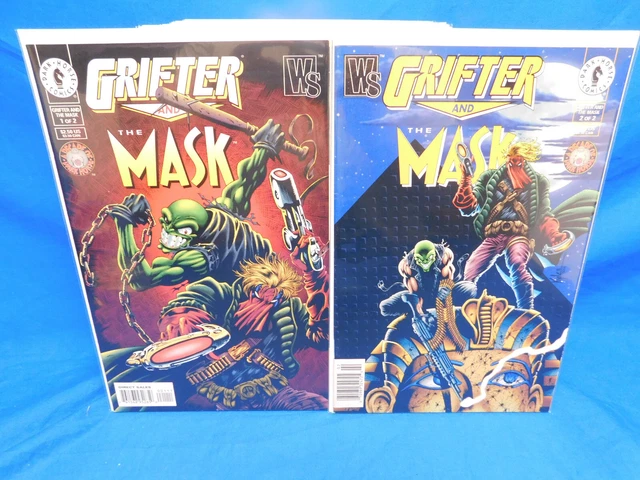 Complete Series GRIFTER AND THE MASK 1 & 2 Set Dark Horse Crossover VF/NM