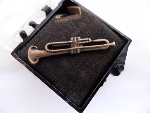 Trumpet Tie Tack Necktie Band Music French Horn Lapel Hat Pin Jacket Trombone Trumpet Tie Tack Necktie Band Music French Horn Lapel Hat Pin Jacket Trombone