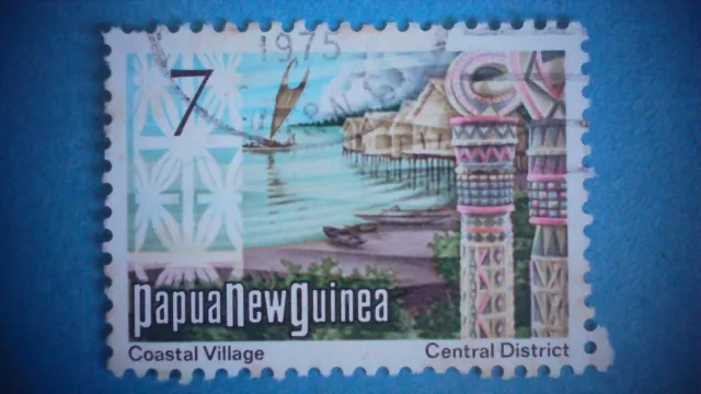 Papua New Guinea 1973. 7c Multicoloured Definitive. SG245. Used. P11½.