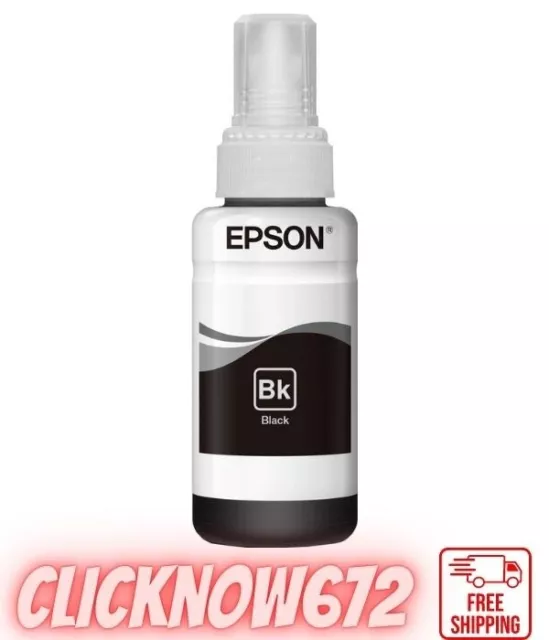 Epson EcoTank 664 Black Genuine Ink Bottle Single,