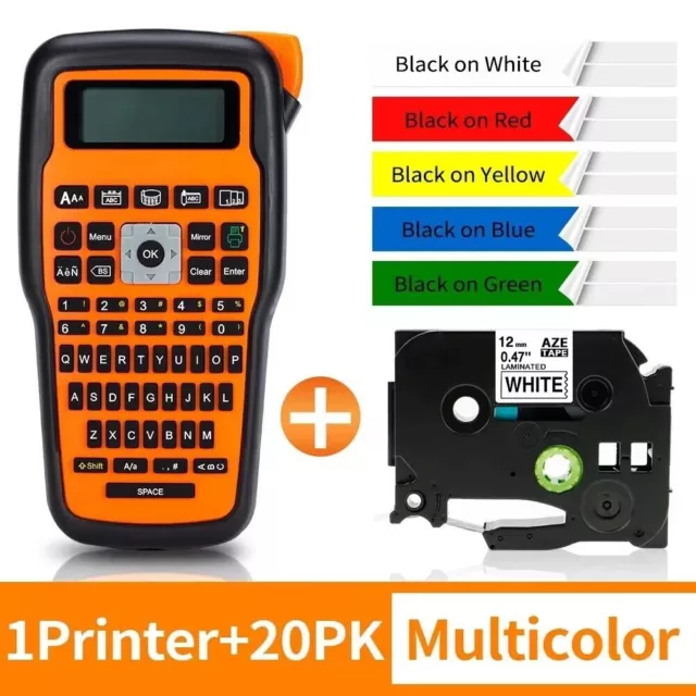 Industrial Label Maker Printer E1000 Label Machine for P-Touch 12mm Tape TZe-231