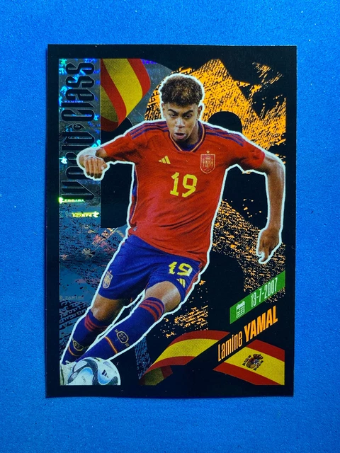 FIGURINE PANINI STICKER World Class 2024 n.383 Lamine Yamal (Spain) 🟡🟡🟡 ...