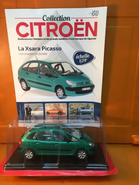 Collection  Citroen 1/24  N°59 La Xsara Picasso  Neuf + Fascicule