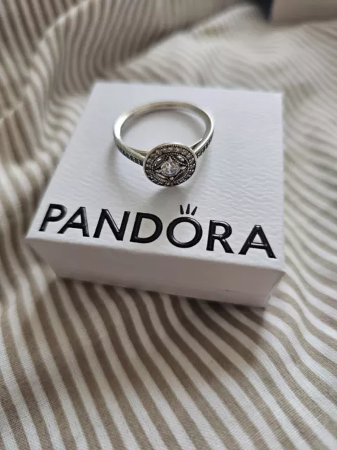 Genuine Pandora Vintage Allure Ring ALE 925 Size - 60