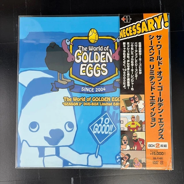 THE WORLD OF Golden Eggs Season 2 DVD Box Anime Used EUR 100,04