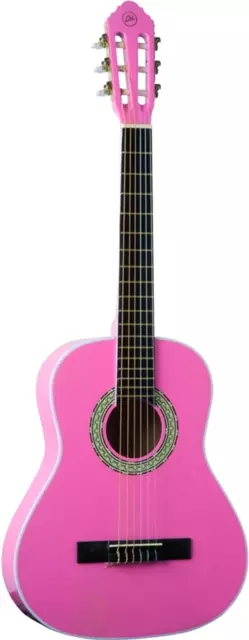 GUITARS - CS-5 PINK, Chitarra Classica Serie Sudio 3/4, Top in Aganthis, Materia