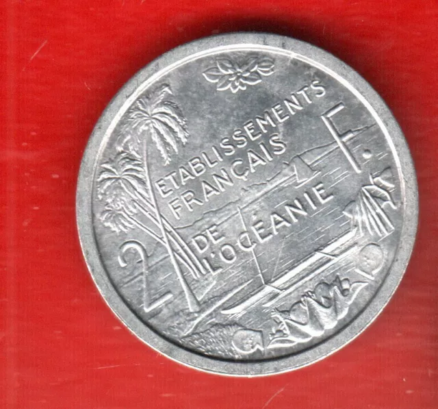 Francaise De  Oceanie 2 Francs 1949