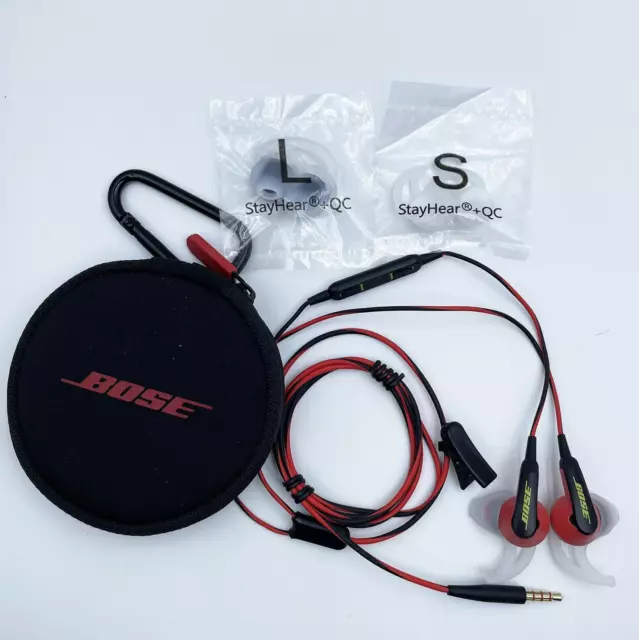 Bose SoundSport Wired 3.5mm Jack Earphones In-ear Headphones Red For IOS