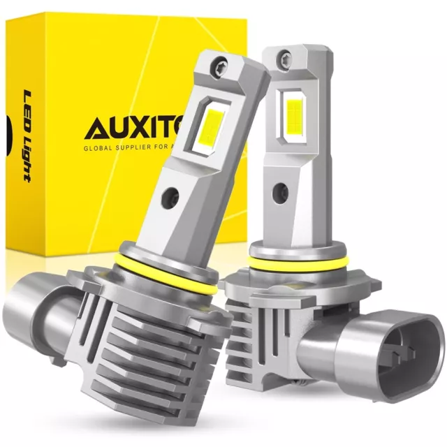 AUXITO H10 LED Headlight Driving Light Bulbs Kit 9145 9140 White Super Bright 2x