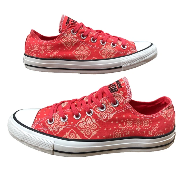 Converse Womens Chuck Taylor All Star 547325F Red Running Shoes Sneakers Size 9