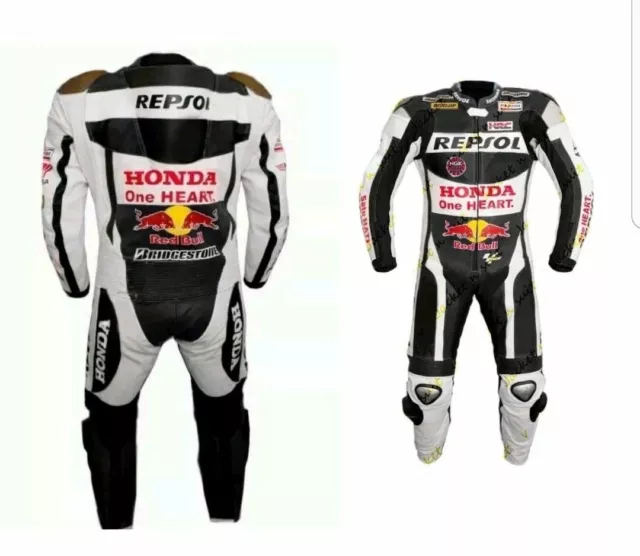 Motorcycle Repsol Leather Racing Suit Motorbike Riding Suit All Sizes Available