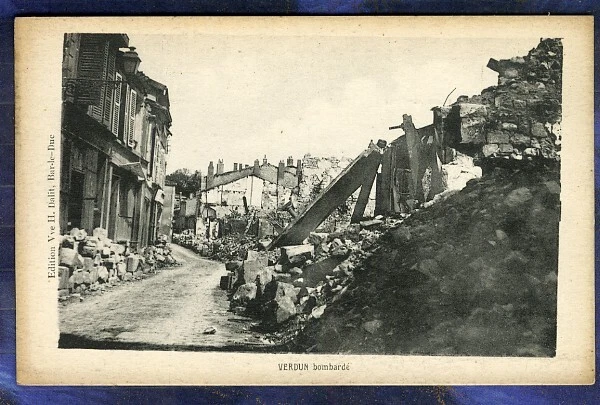 Photo Stéréoscopique Arras Bombardement WW1 - Tirage Original 1914-1918 - Ruines De Guerre