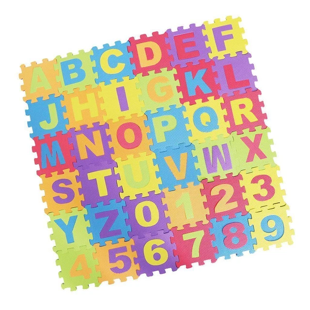 36pcs Puzzle Kid Educational Toy  Numeral Foam Mat