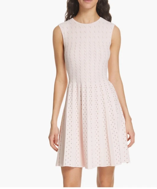 TED BAKER LONDON Chestna Oracle Skater Dress Size 2 6 US