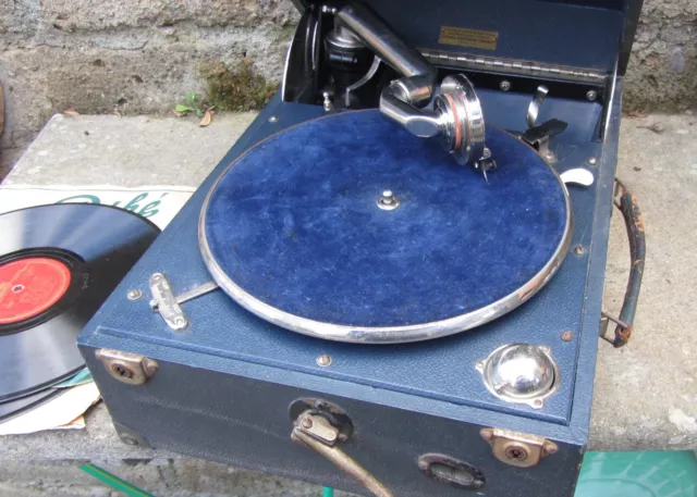 Antico Grammofono Columbia Funzionante
