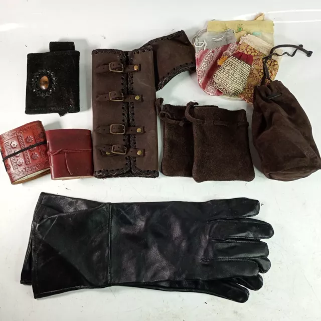 Larping Larp Cosplay Warrior Bundle Costume Set Scabbard Gloves Pouch Book 2