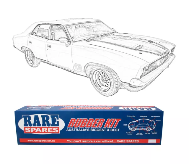 Ford Falcon BODY RUBBER KIT XB SEDAN