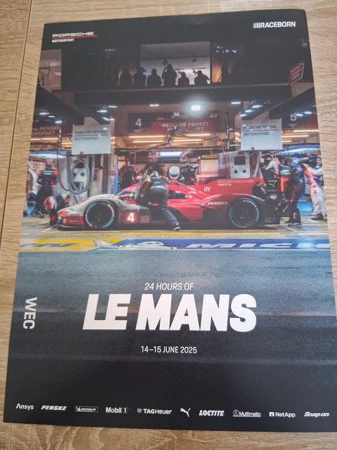 Drapeau Porsche 24H Du Mans 2025 – 50x35 Cm – WEC – Collection