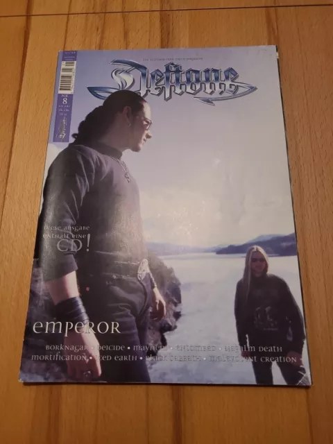 DEFTONE Nr. 8, 01/99, Metal Magazin, Zeitschrift, Fanzine, Emperor, Borknagar