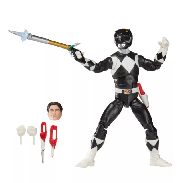 Hasbro Power Rangers Lightning Collection Mighty Morphin Black Ranger 6" Figure