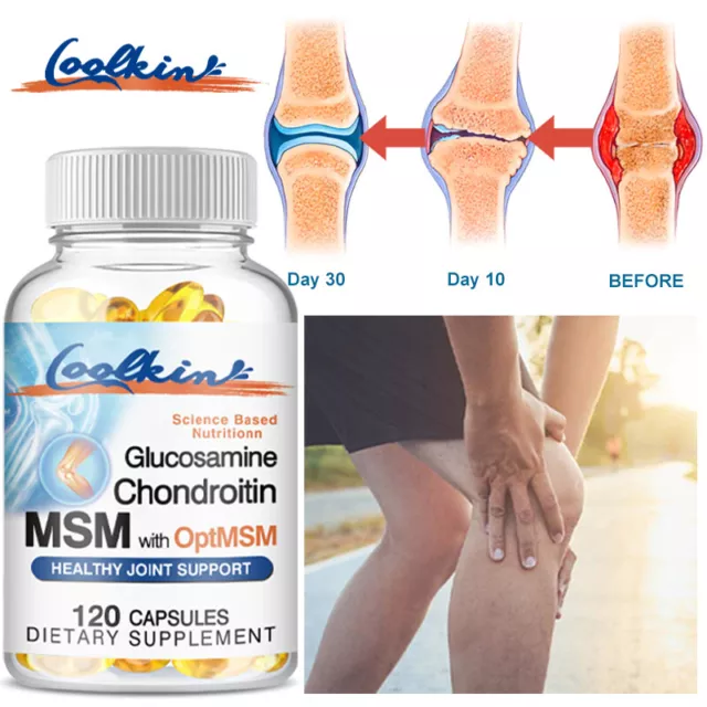 Glucosamine Chondroitin MSM - Relieve Joint Pain & Inflammation, Immune Support