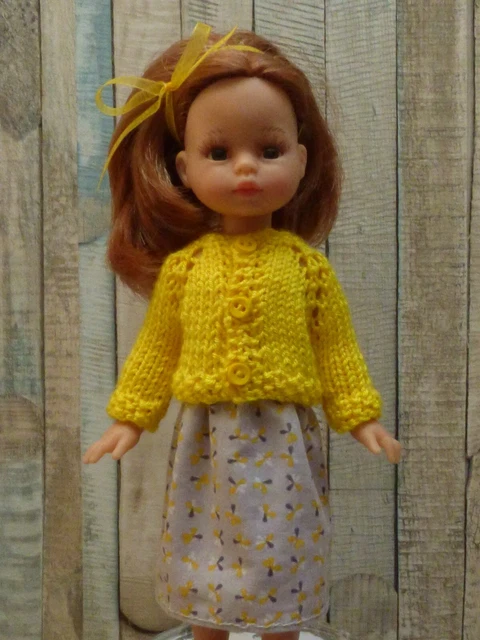 Armoire Poupée 11.5 Pouces Avec 65 Accessoires - Inclut Poupée, Robes, Sacs, Cintres - Cadeau Fille 4-10 Ans