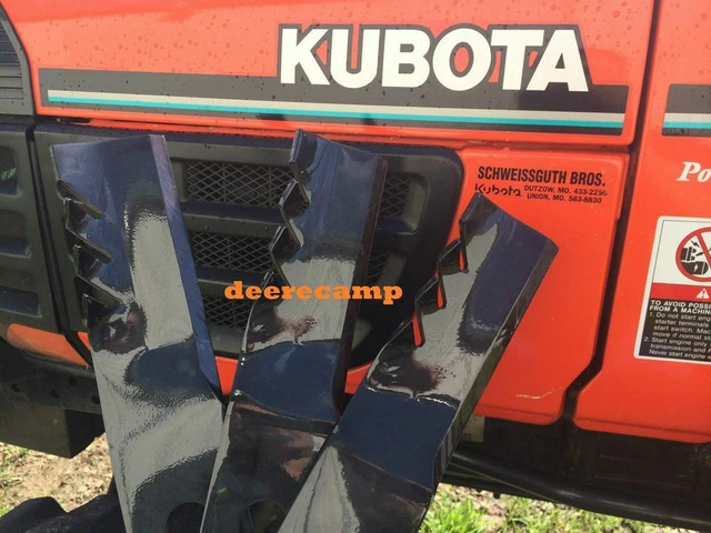3-Pack Gator Mulching Blades For 60 Inch Kubota Mower Decks – Fits RCK60P-1200Z, RCK60P-1200Z