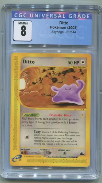 Ditto - Skyridge Pokémon card 51/144