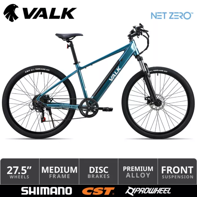 VALK VORTEX 3 Electric Bike eBike Mountain Bicycle e MTB 250W