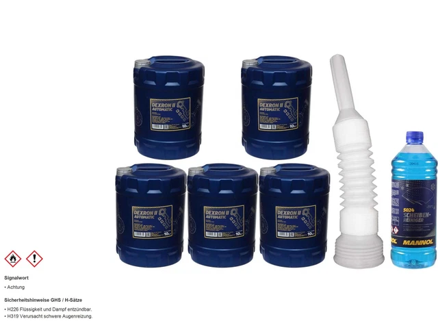 50L mannol Huile pour Boîte à Vitesse Automatique Dexron II Équipement Incl.