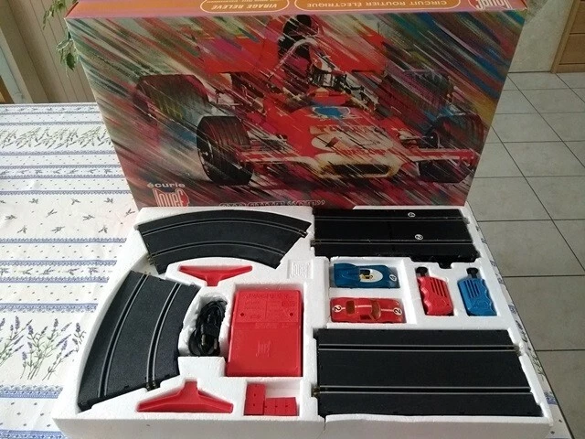 Jouet Circuit de Vitesse Vintage 70's Vullierme France n°1 Speedway