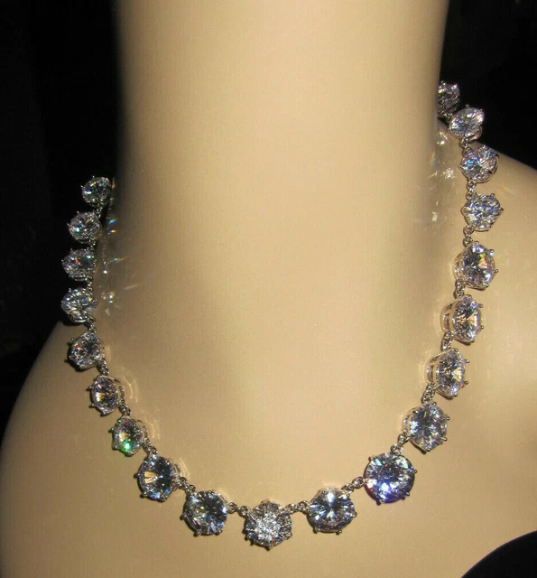 Betsey Johnson Betsey Blue Lots Of Bling With A Star On Center Stone Necklace